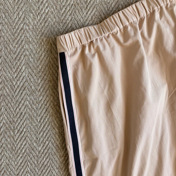 Maeve Beige A-Line Side Stripe Pull On Midi Skirt Size Small - Picture 5 of 6